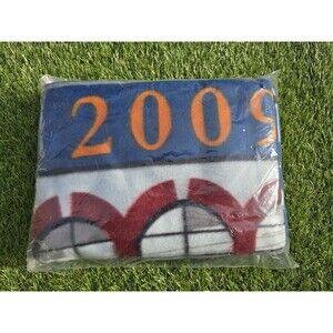 NY Mets Citi Field Inaugural Season 2009 MLB SGA Plush Throw Blanket New In Bag